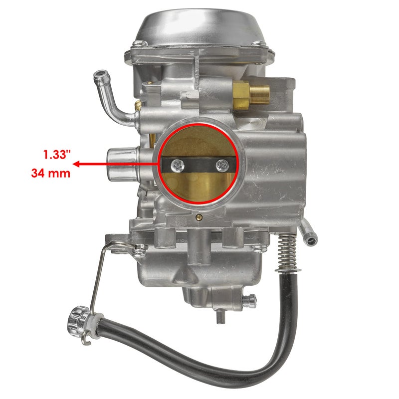 Caltric Carburetor Compatible With Suzuki LT-F250 LTF250 Quadrunner 250 2X4 1990 1991 1992 1993 - Image 3